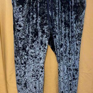 WOMEN'S SECRET TREASURES CRUSHED VELVET LOUNGEWEAR PANTS